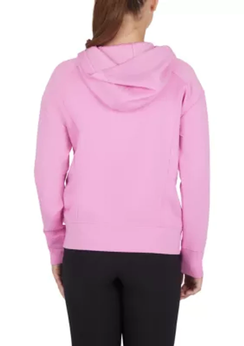 Girls 7-16 Scuba Dahlia Front Zip Hoodie