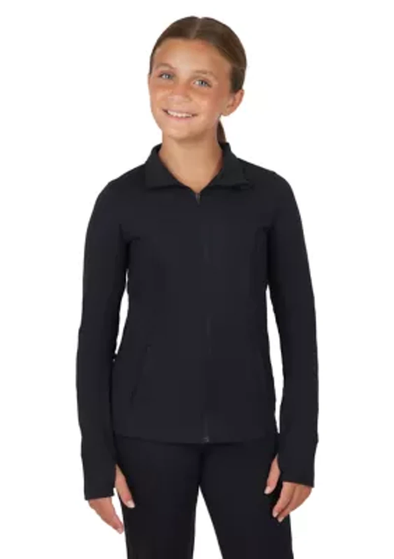Girls 7-16 Performance Zip Up Jacket