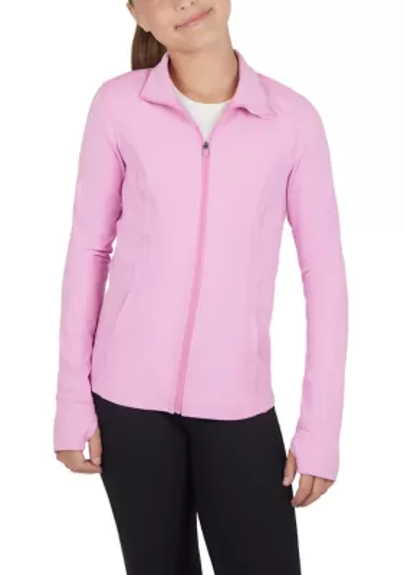 Girls 7-16 Performance Zip Up Jacket