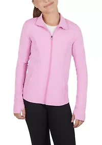 Girls 7-16 Performance Zip Up Jacket