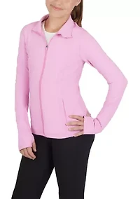 Girls 7-16 Performance Zip Up Jacket