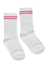 Girls 4-6x Super Soft Boxy T-Shirt and Running Shorts with Socks