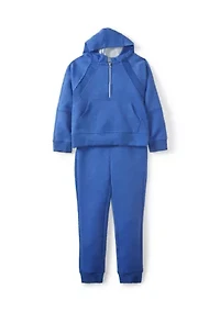 Girls 4-6x Scuba Embark 1/4 Zip Hoodie and Pants Set