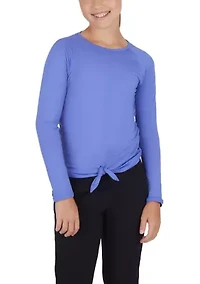 Girls 7-16 Tie Front Top