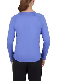 Girls 7-16 Tie Front Top