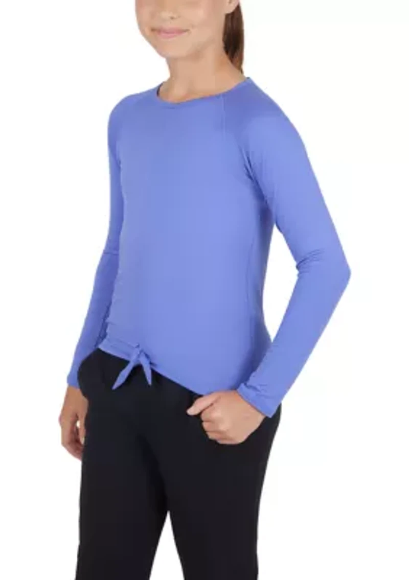 Girls 7-16 Tie Front Top