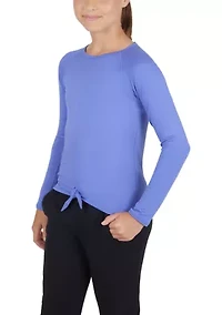 Girls 7-16 Tie Front Top