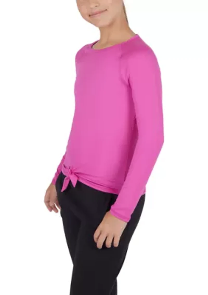 Girls 7-16 Tie Front Top