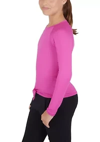 Girls 7-16 Tie Front Top