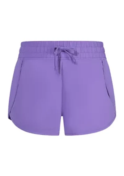 Girls Woven Full Court 2 1 Shorts