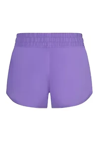 Girls Woven Full Court 2 1 Shorts