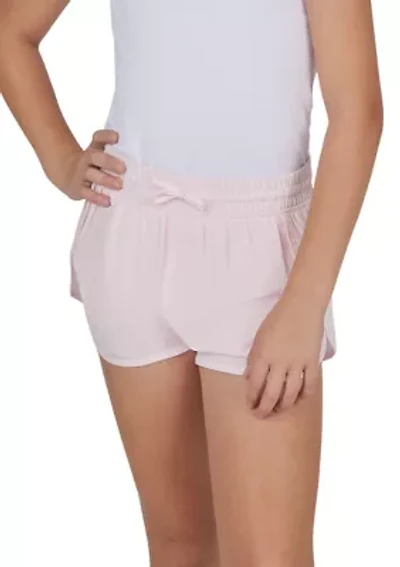 Girls 7-16 Woven Full Court Shorts