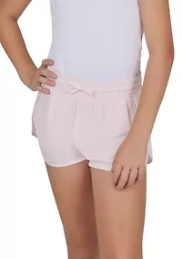 Girls 7-16 Woven Full Court Shorts