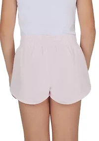 Girls 7-16 Woven Full Court Shorts