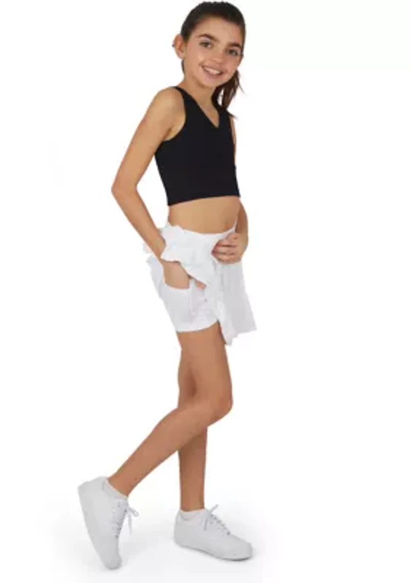 Girls 7-16 Pleated Tennis Skort
