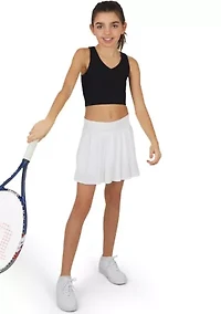 Girls 7-16 Pleated Tennis Skort