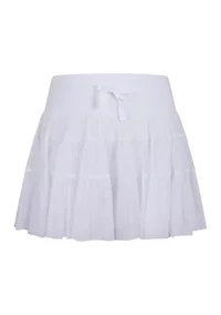 Girls 7-16 Mesh Double Ruffle Skort