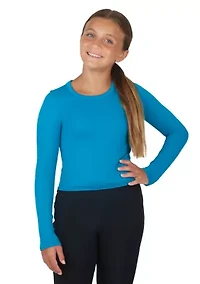 Girls 7-16 Long Sleeve Seamless T-Shirt