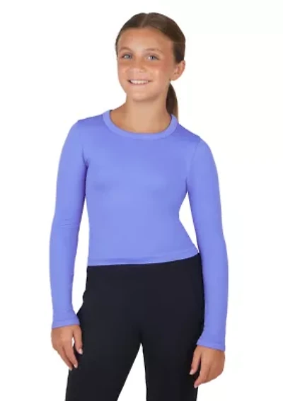 Girls 7-16 Long Sleeve Seamless T-Shirt