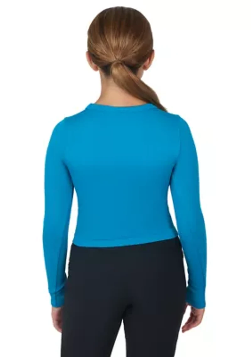 Girls 7-16 Long Sleeve Seamless T-Shirt