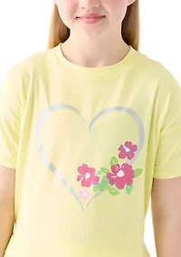Girls 7-16 Super Soft Graphic Boxy T-Shirt