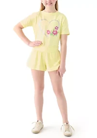 Girls 7-16 Super Soft Graphic Boxy T-Shirt