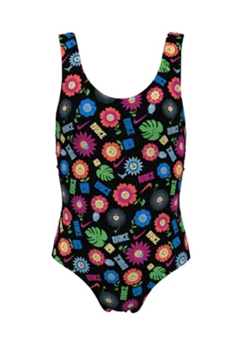 Girls 7-16 Garden Party U-Back One Piece Swimsuit