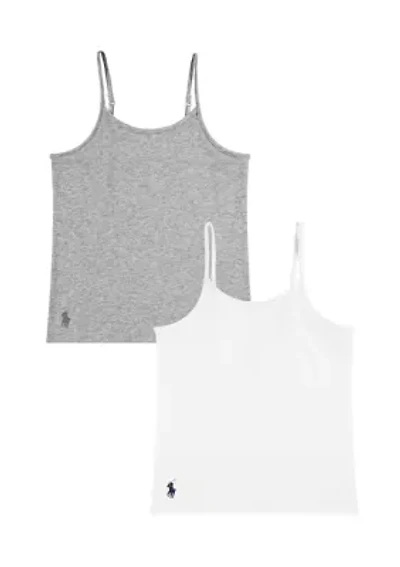 Girls 7-16 Polo Camisole - 2 Pack