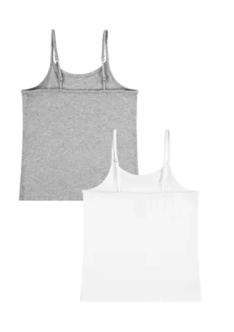 Girls 7-16 Polo Camisole - 2 Pack