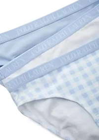 Girls 7-16 Bikini Brief Underwear - 3 Pack