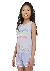 Girls 7-16  Front Tank Top