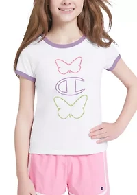 Girls 7-16 Ringer T-Shirt