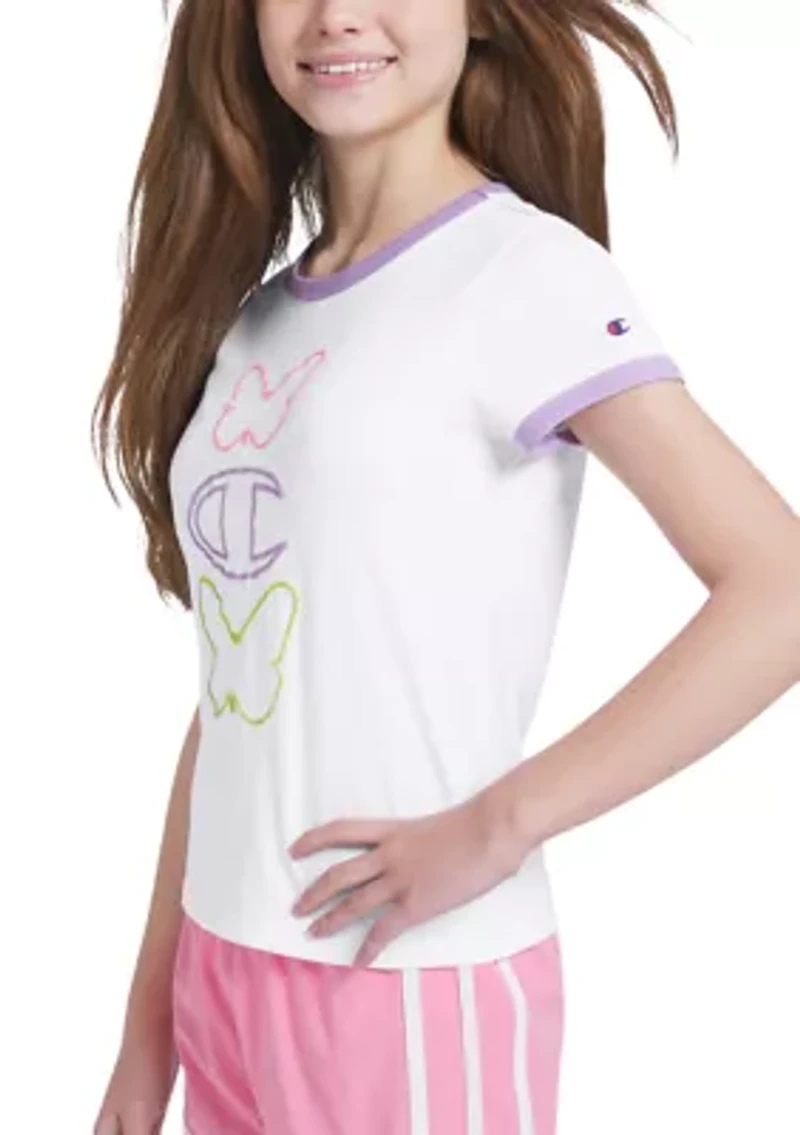 Girls 7-16 Ringer T-Shirt