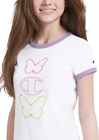 Girls 7-16 Ringer T-Shirt