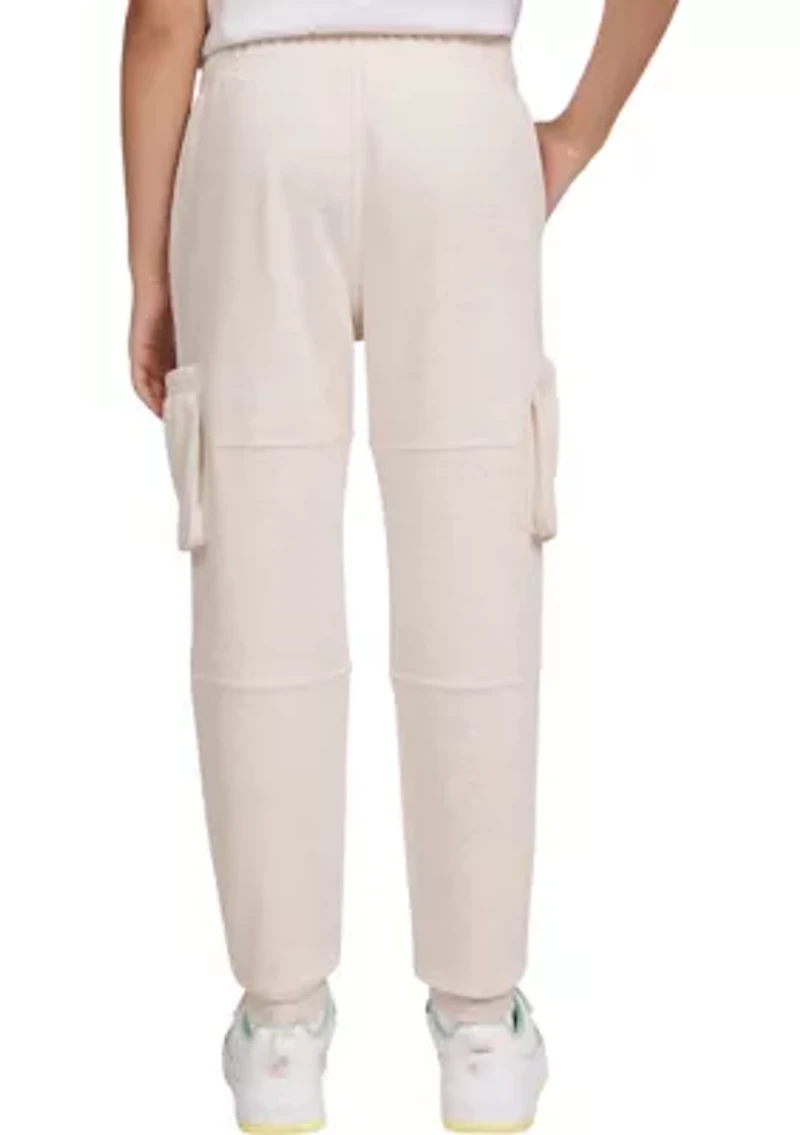 Girls 7-16 Fleece Cargo Joggers