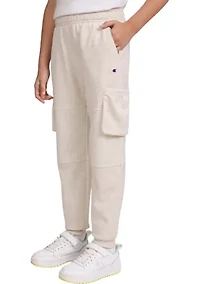 Girls 7-16 Fleece Cargo Joggers