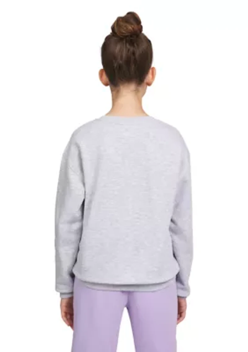 Girls 7-16 Signature Crew Fleece T-Shirt