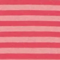 Girls 4-6x Berry Striped Top and Ribbed Flare Pants Set