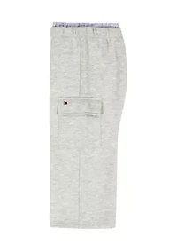 Girls 4-6x Fleece Cargo Pants and Sweatshirt Set