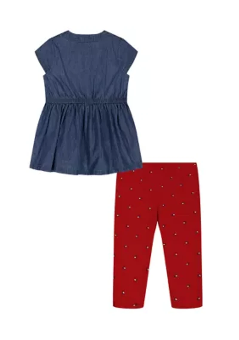 Girls 4-6 Top Legging Set