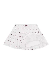 Girls 4-6x Flag Top and Skort Set