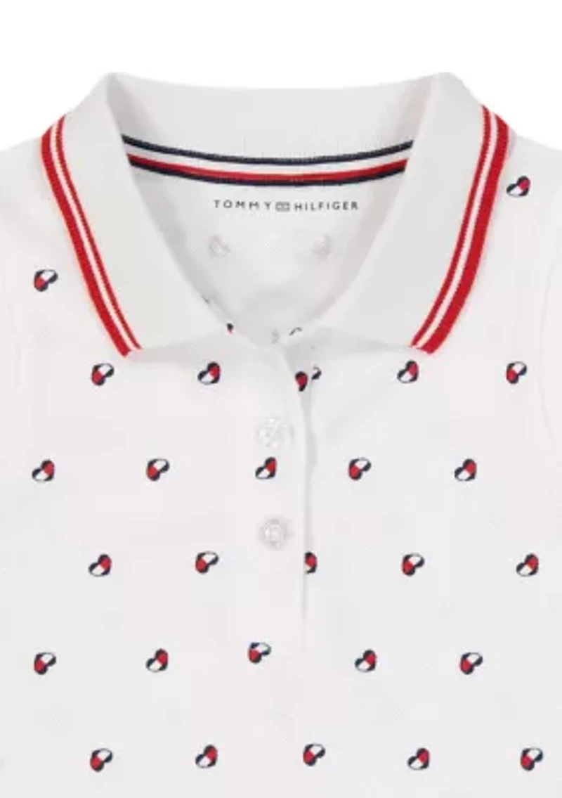 Girls 4-6x Flag Top and Skort Set