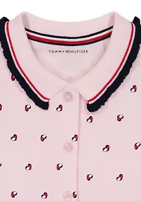 Girls 4-6 Heart Top Legging Set