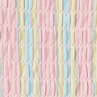 Girls 4-6 Striped Flutter Sleeve Smocked Dress