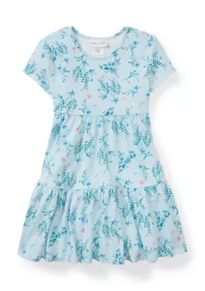 Girls 4-6 Floral Tiered Dress