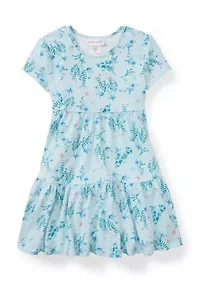 Girls 4-6 Floral Tiered Dress