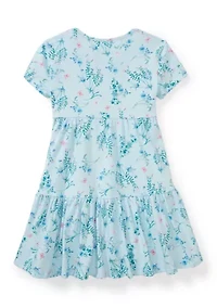 Girls 4-6 Floral Tiered Dress