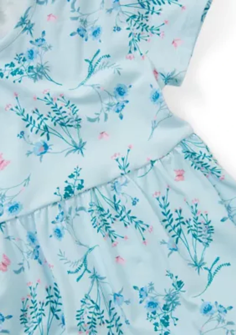 Girls 4-6 Floral Tiered Dress