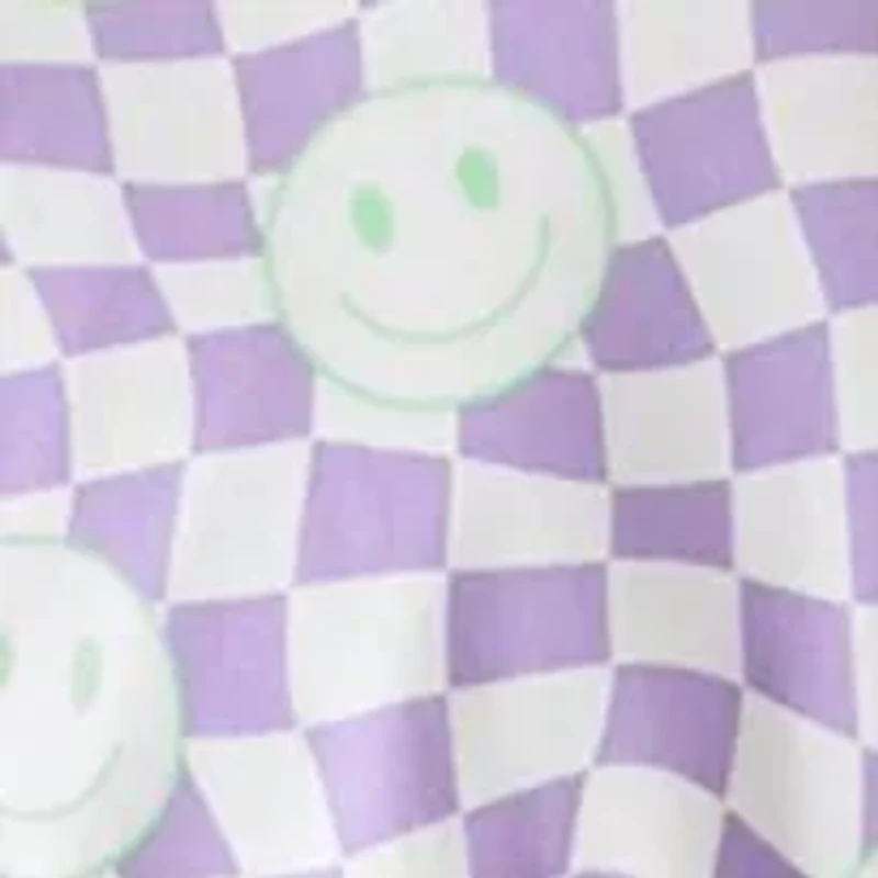 Girls 7-16 Checker Print Dress