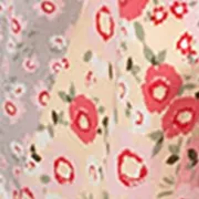 Girls 7-16 Printed Madras Dress